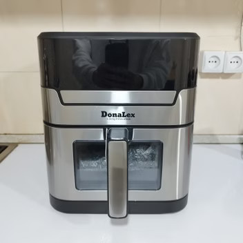 سرخکن رژیمی 8 لیتری استیل دیجیتال دوکاسه دونالکس DN 955
